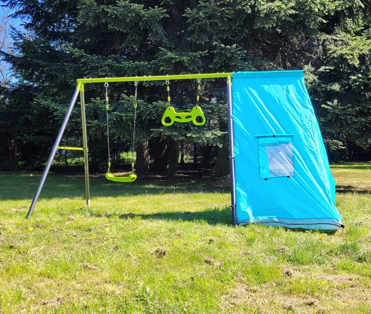 Klettergerüst für den Garten mit Zelt Topline – Bild 8