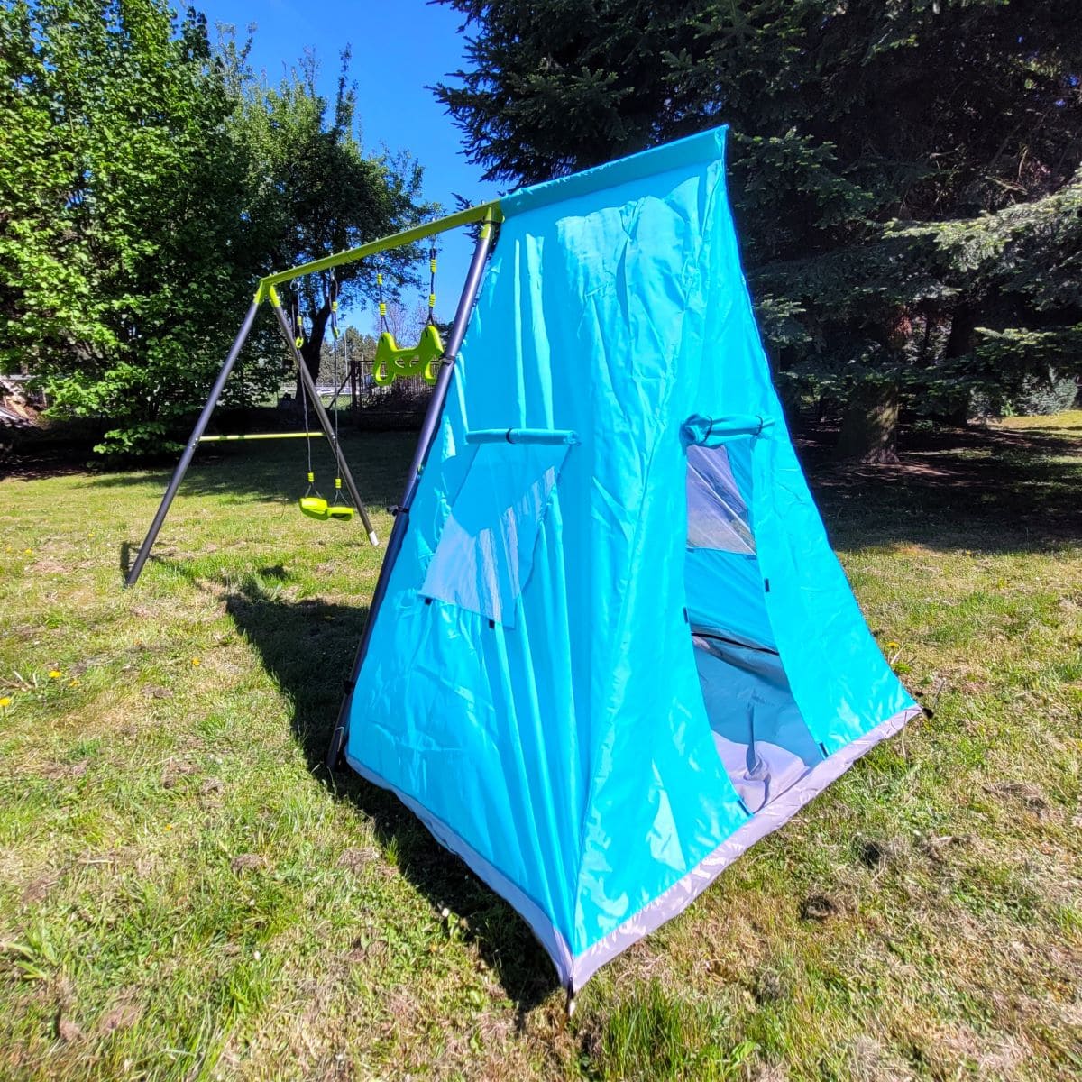 Klettergerüst für den Garten mit Zelt Topline – Bild 12