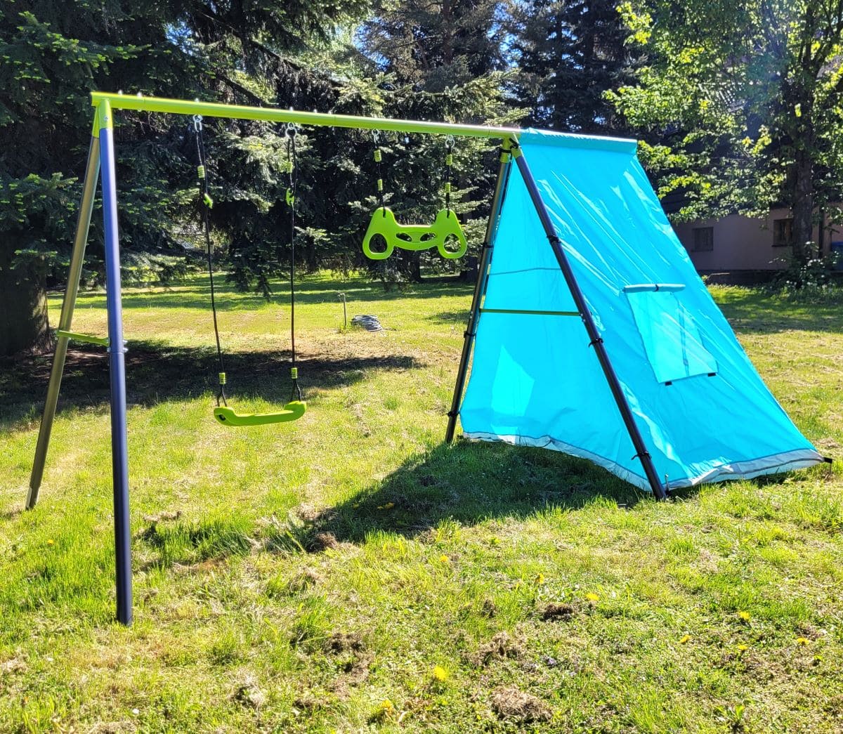 Klettergerüst für den Garten mit Zelt Topline – Bild 13