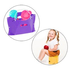 Set aus Schaufeln und Sandformen mit Tasche Kristalle 2