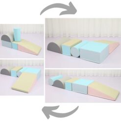 soft play equipment foam set Colorful4