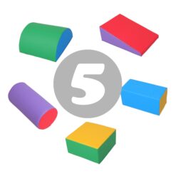 soft play equipment foam set Colorful5