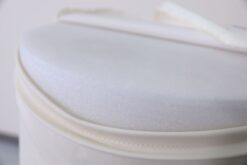 soft pouf with table 2in14