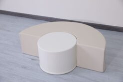 soft pouf with table 2in15