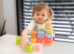 Pyramide und sensorischer Blöcke Satz von 13 Stück7