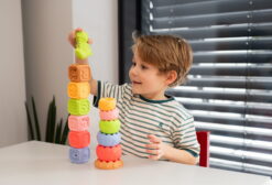 Pyramide und sensorischer Blöcke Satz von 13 Stück8