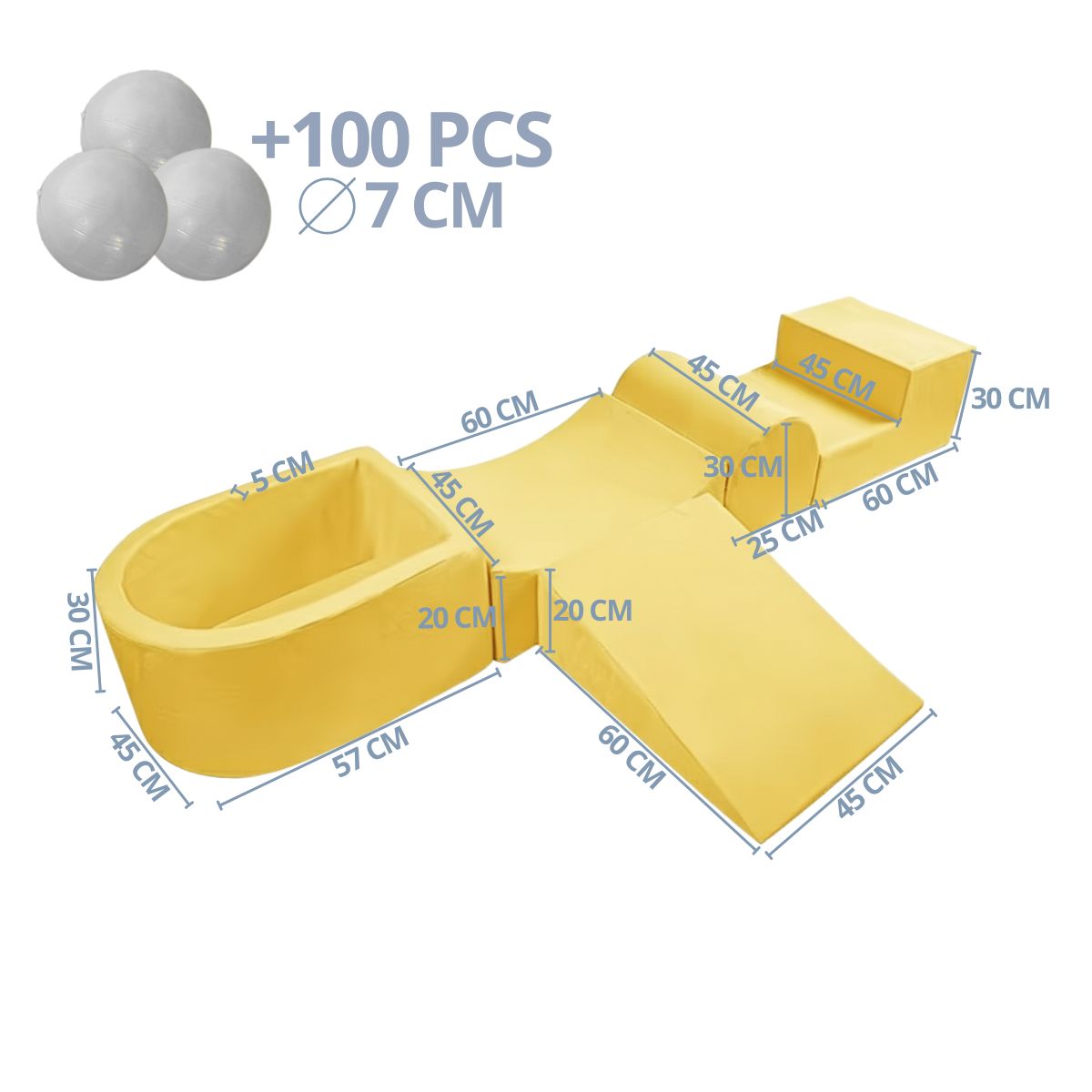 Schaumstoff-Bausteine mit Bällebad – Bild 24