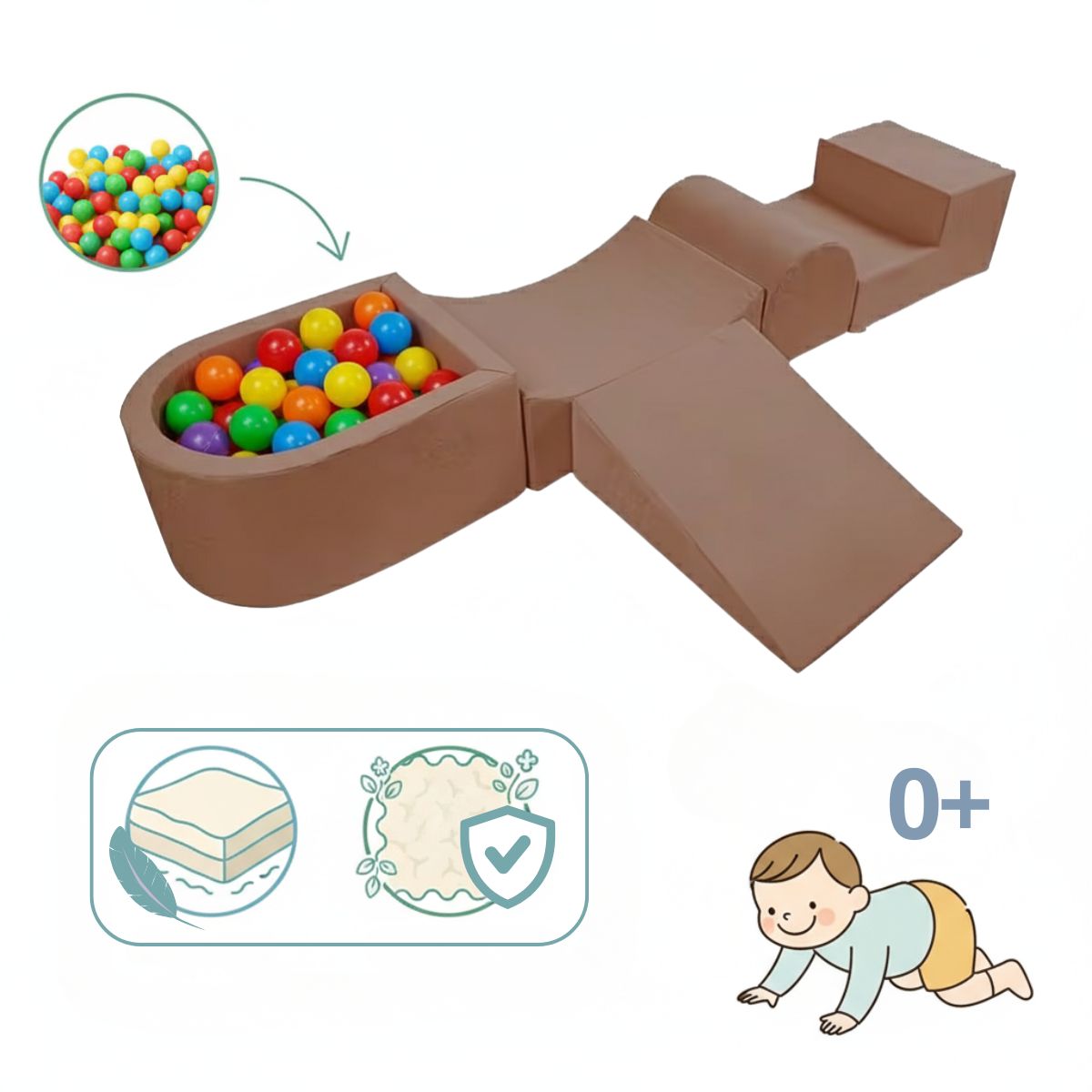 Schaumstoff-Bausteine mit Bällebad – Bild 23
