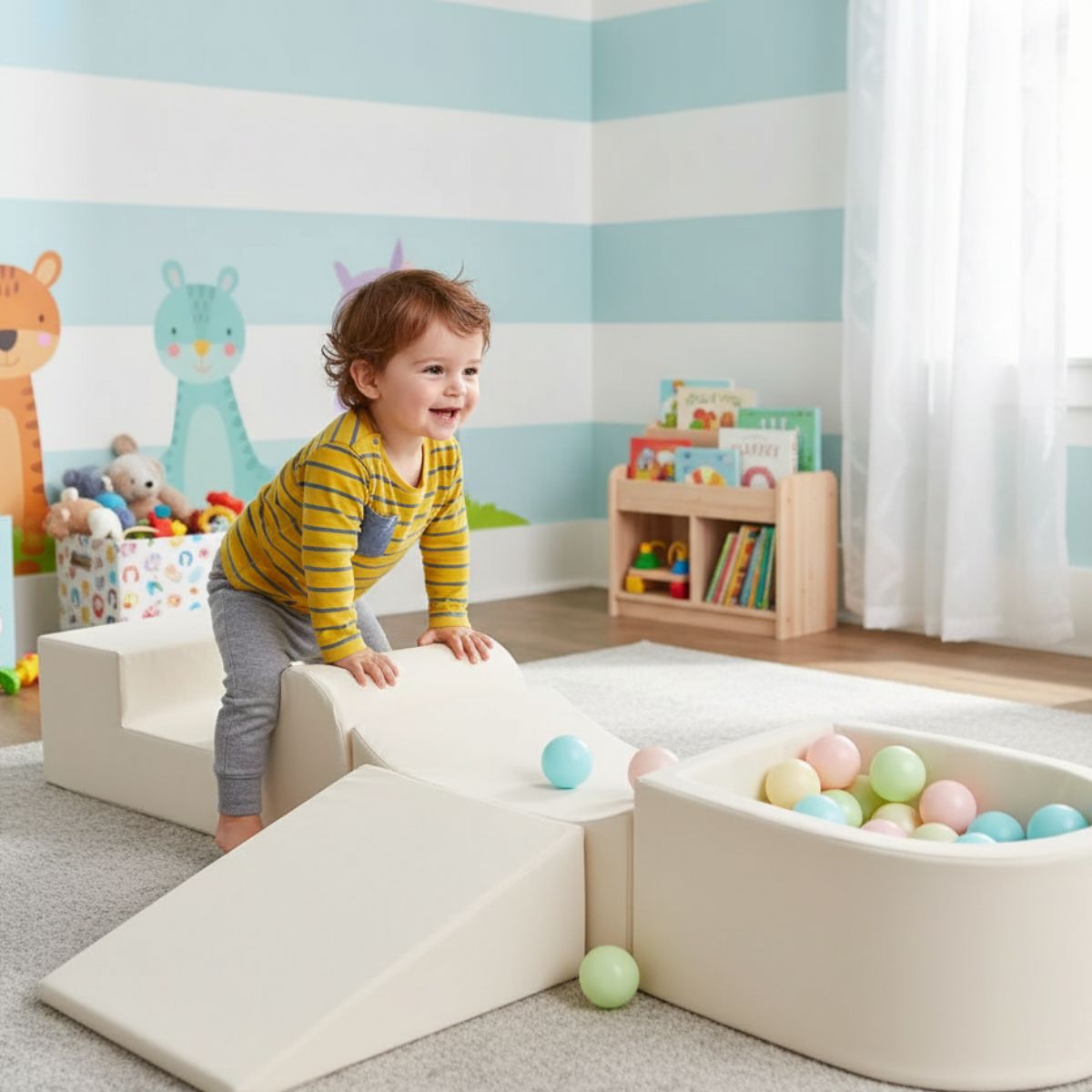 Schaumstoff-Bausteine mit Bällebad – Bild 19