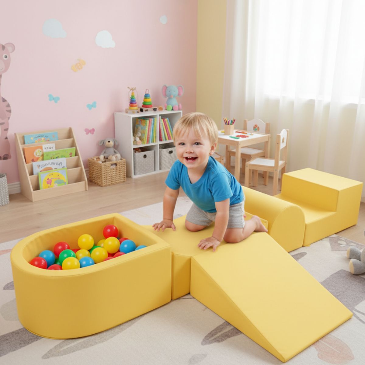 Schaumstoff-Bausteine mit Bällebad – Bild 21