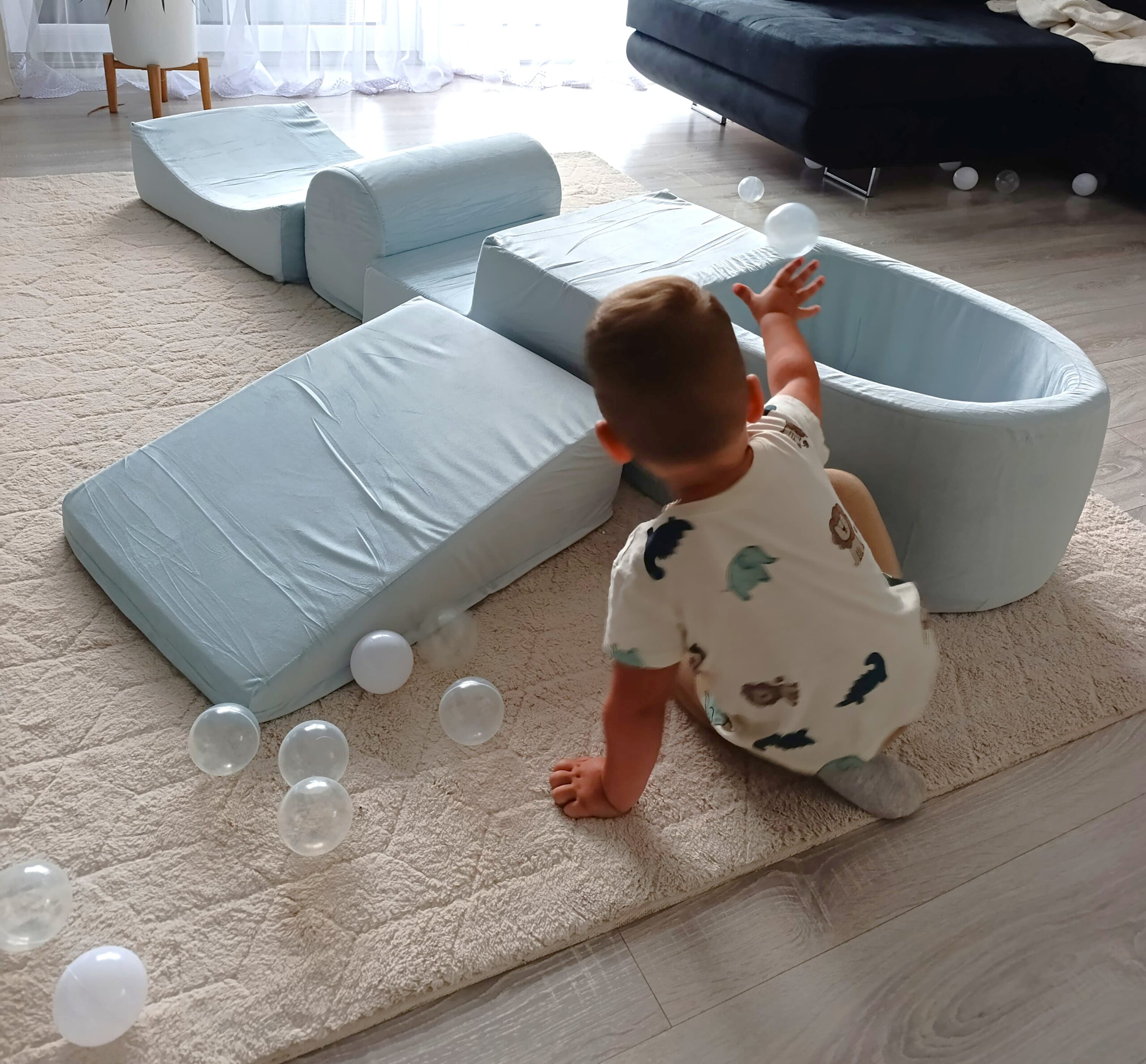 Schaumstoff-Bausteine mit Bällebad – Bild 3