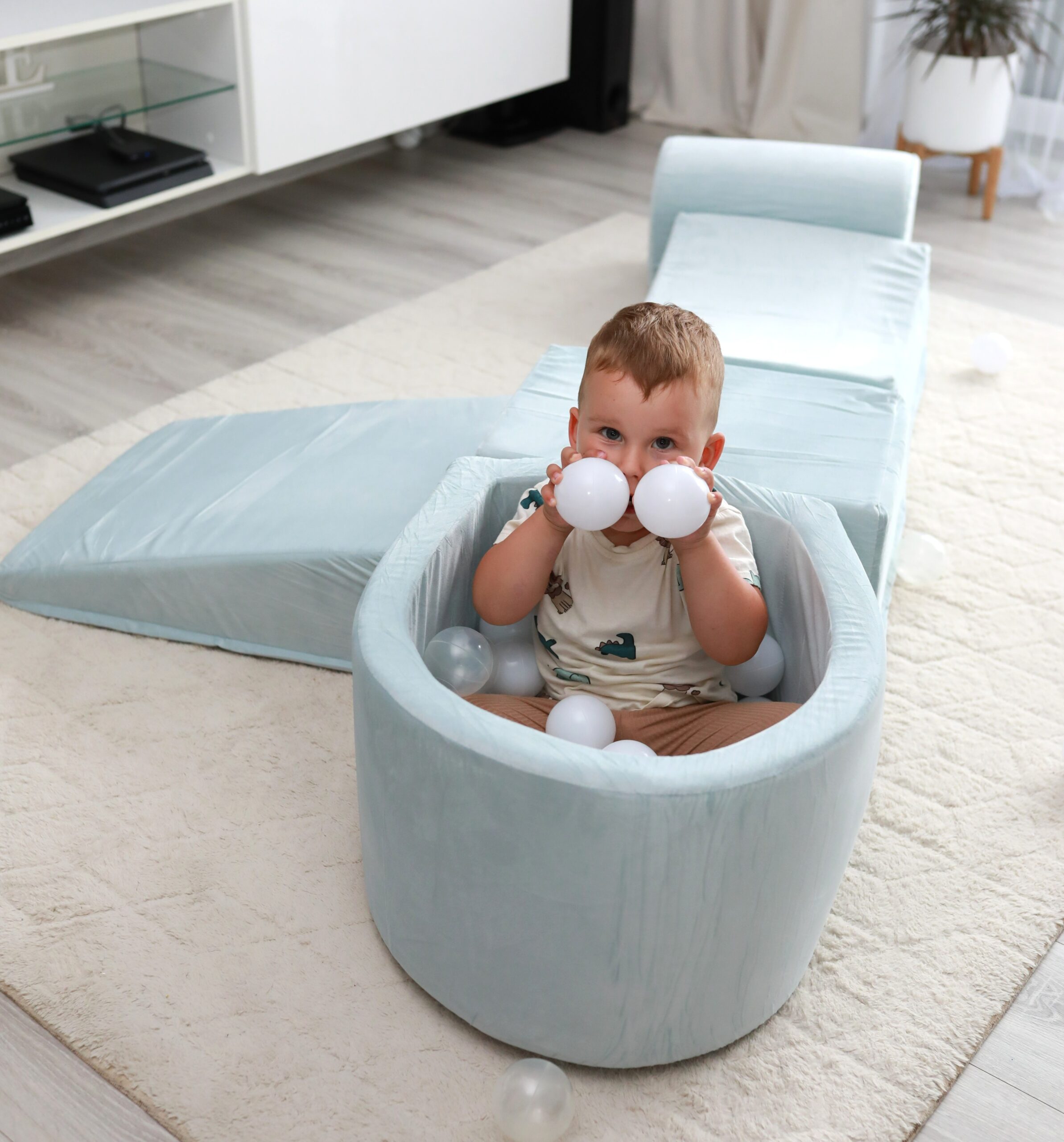 Schaumstoff-Bausteine mit Bällebad – Bild 5