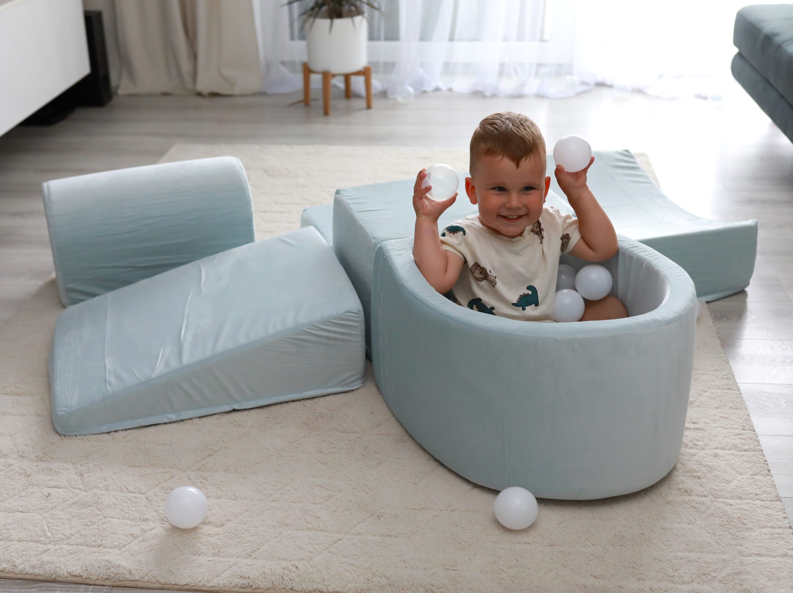 Schaumstoff-Bausteine mit Bällebad – Bild 8