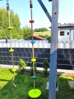 Gymnastikseil mit Stützen für Spielplätze 2m10