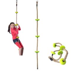 Gymnastikseil mit Stützen für Spielplätze 2m2