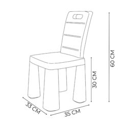 Kinderstuhl aus Kunststoff2