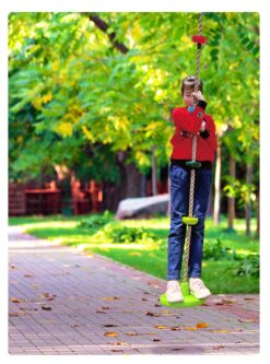 Plattenschaukel mit Stützen für Spielplätze 2m11