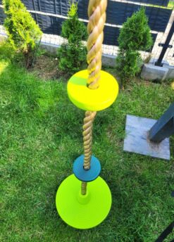 Plattenschaukel mit Stützen für Spielplätze 2m15