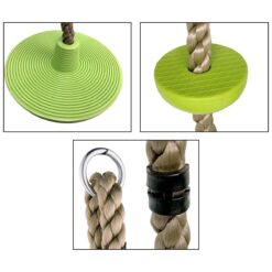 Plattenschaukel mit Stützen für Spielplätze 2m8