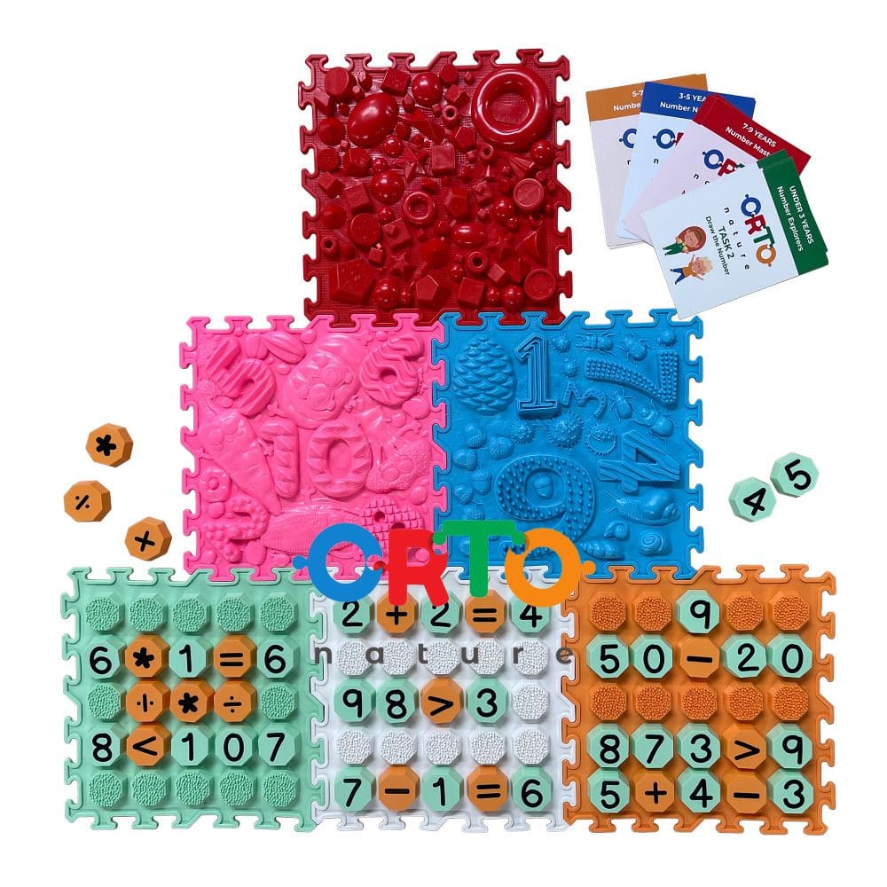 Sinnesmatte Spielerisch zaehlen