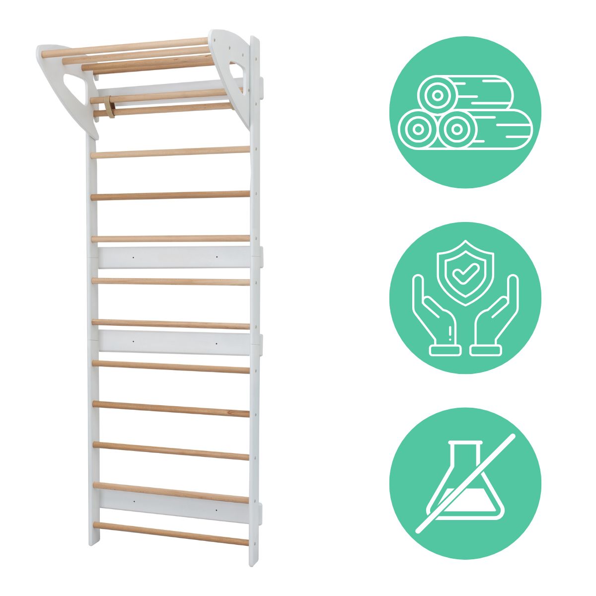 Sprossenwand für Kinderzimmer Light XL – Bild 8