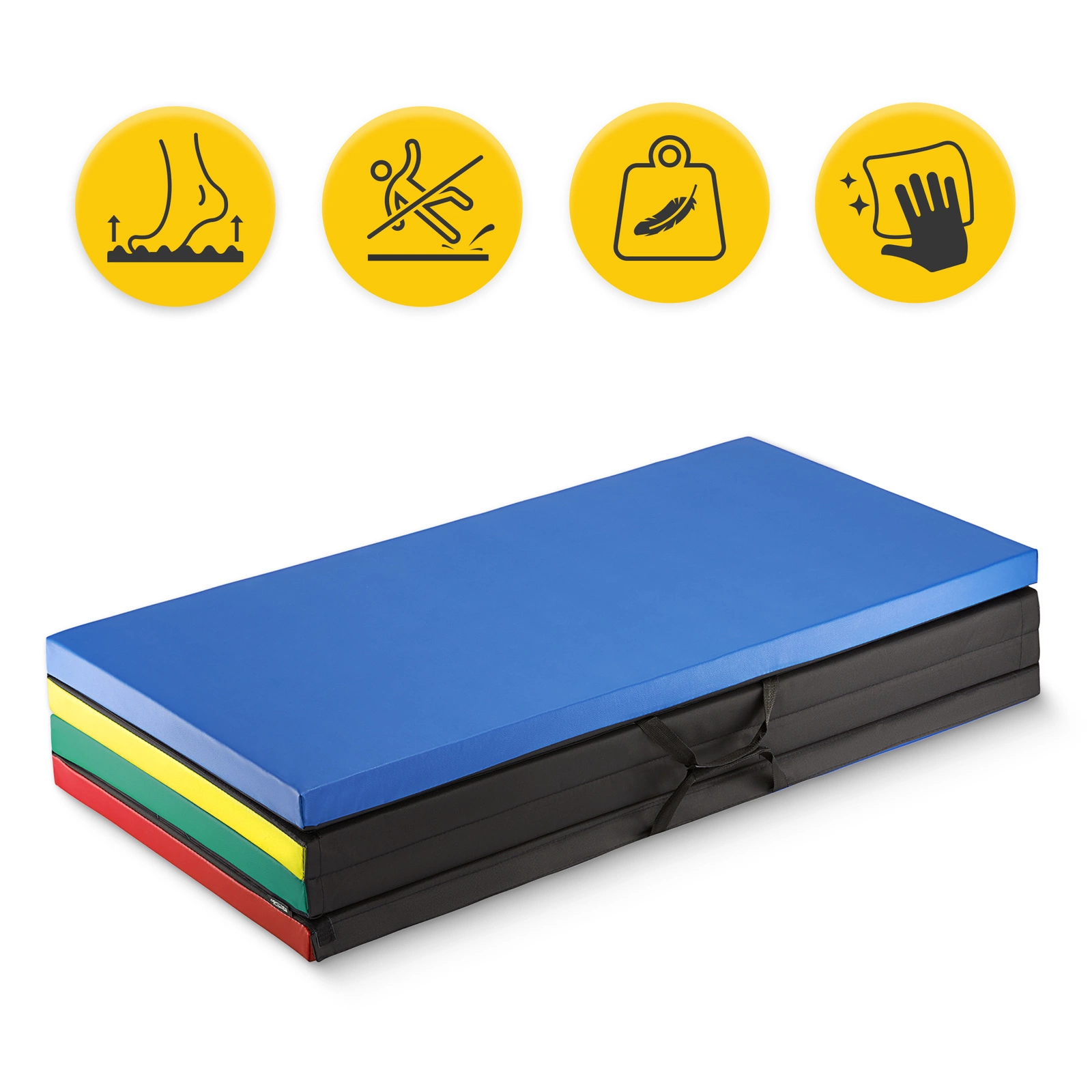 Turnmatte für Kinder 240×120×5 cm vierteilige – Bild 8