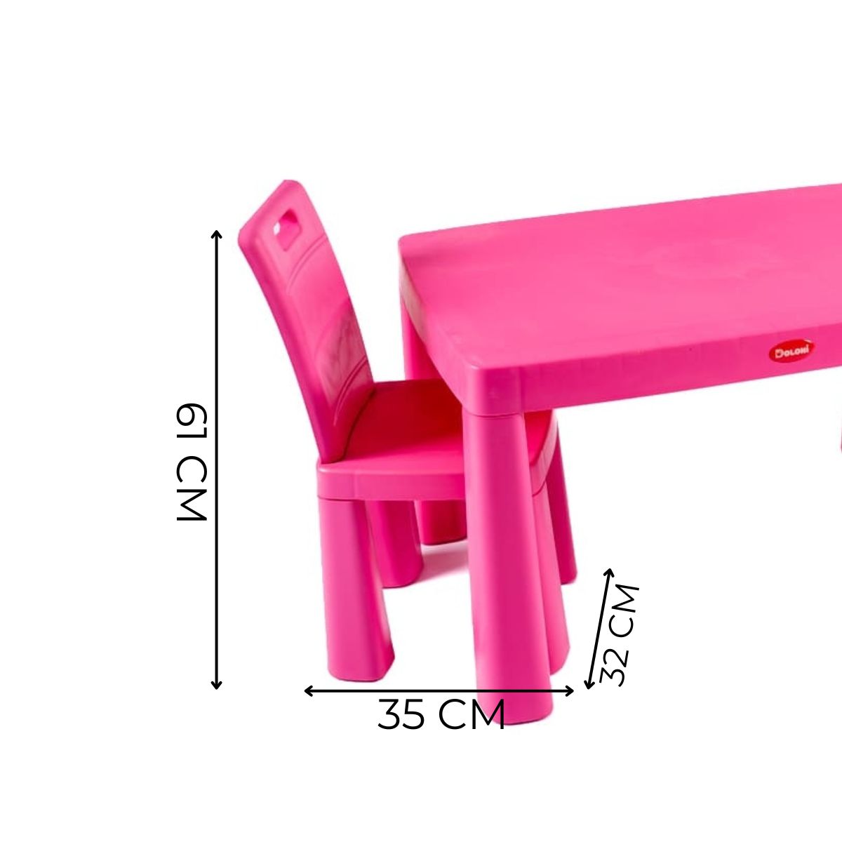 Kindertisch + Kinderstühle aus Plastik – Bild 10