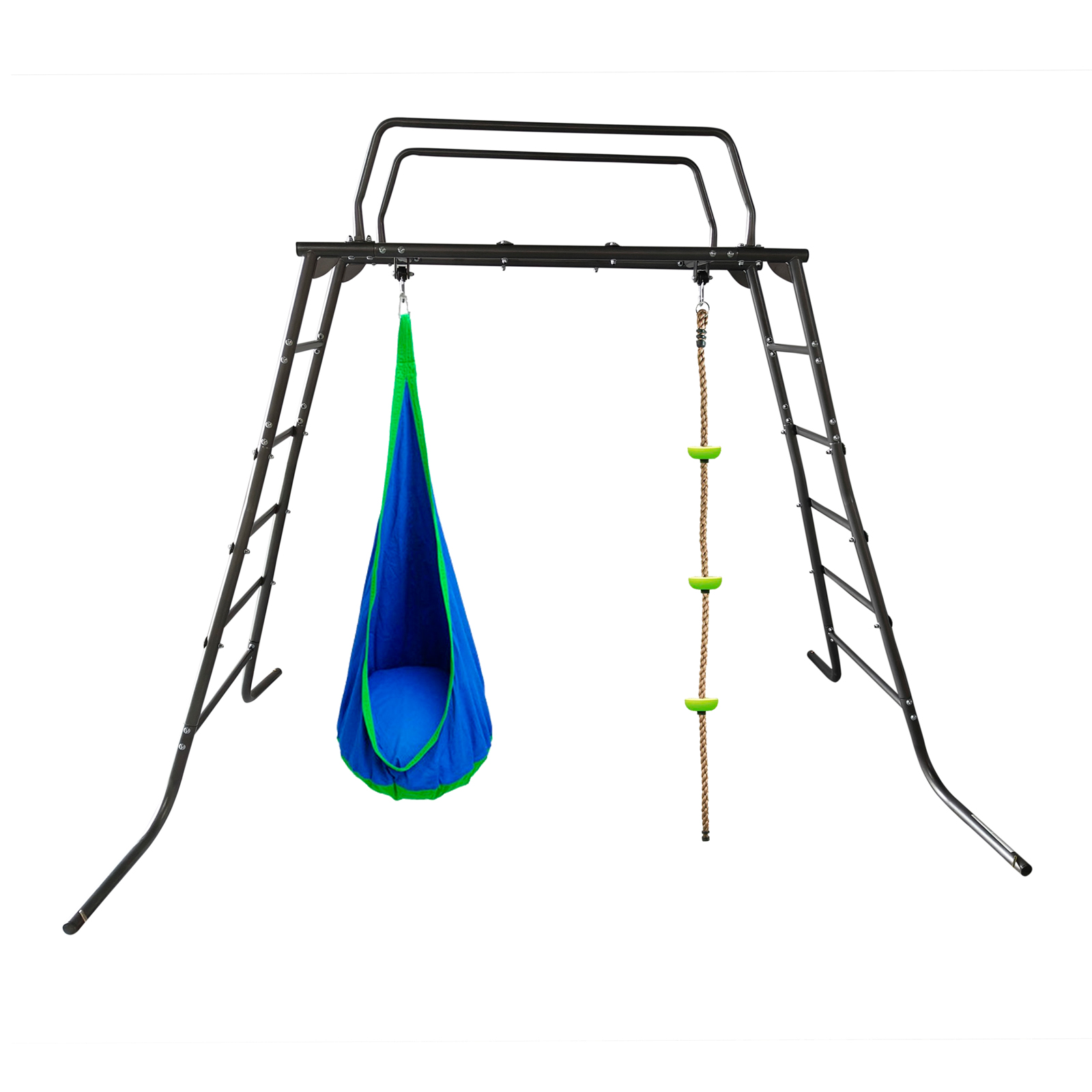 Klettergerüst für den Garten M-Bars Kids - Hängesitz, Gymnastikseil – Bild 12