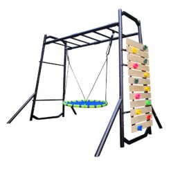 Klettergerüst für den Garten Monkey Bar - Nestschaukel