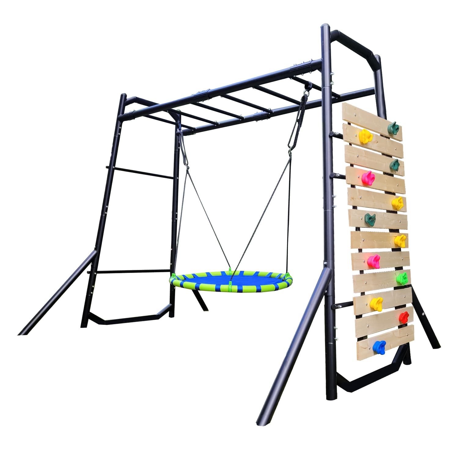 Klettergerüst für den Garten Monkey Bar - Nestschaukel