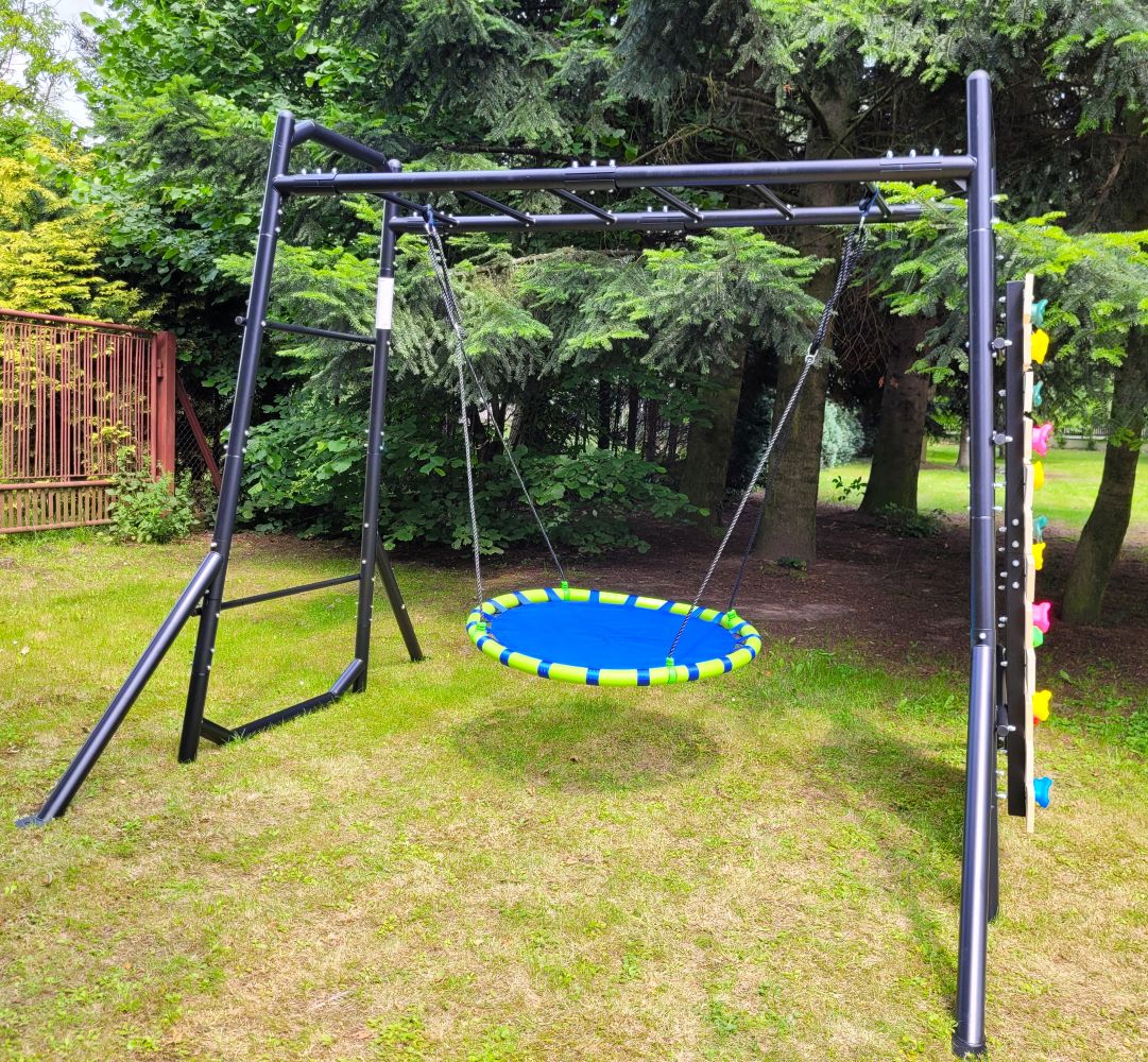 Klettergerüst für den Garten Monkey Bar - Nestschaukel – Bild 2