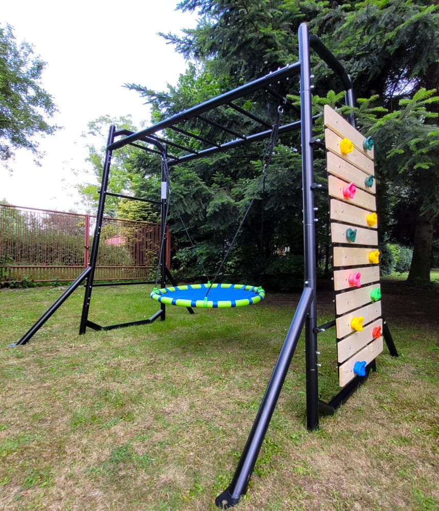 Klettergerüst für den Garten Monkey Bar - Nestschaukel – Bild 9