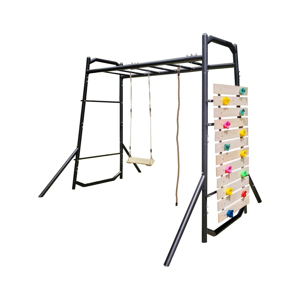Klettergerüst für den Garten Monkey Bar - Schaukelsitz