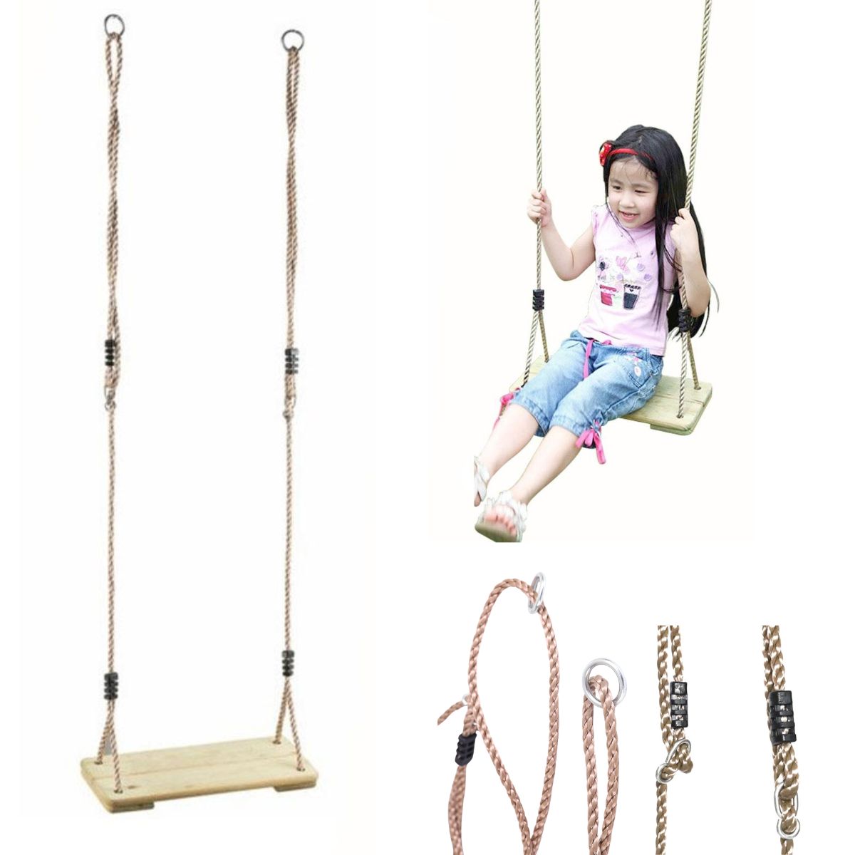 Klettergerüst für den Garten Monkey Bar - Schaukelsitz – Bild 10