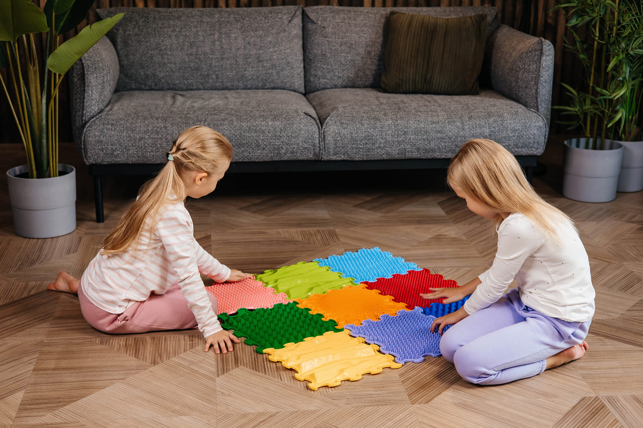 Massage-Sensorikmatte Stimulativer Regenbogen – Bild 2