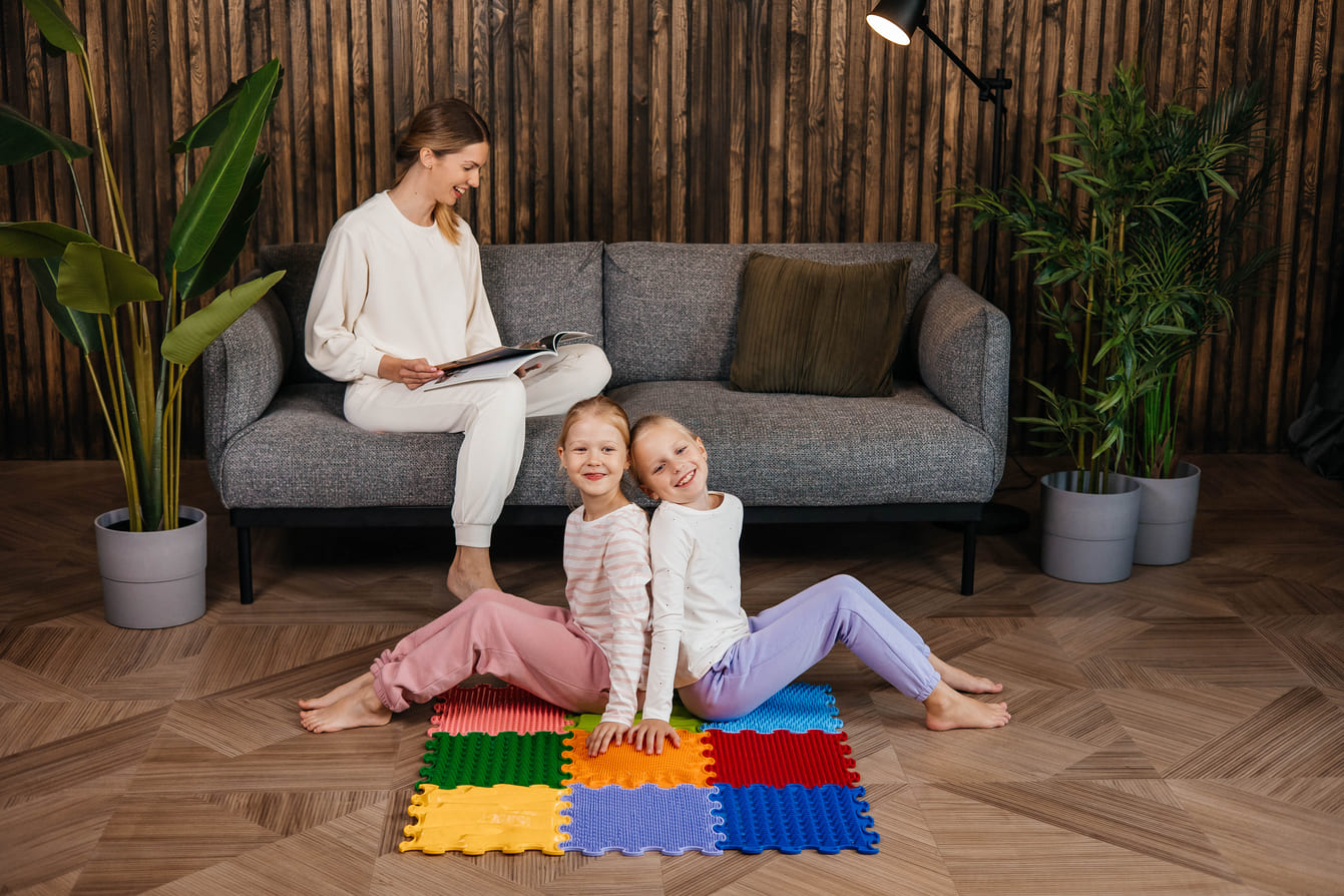 Massage-Sensorikmatte Stimulativer Regenbogen – Bild 5