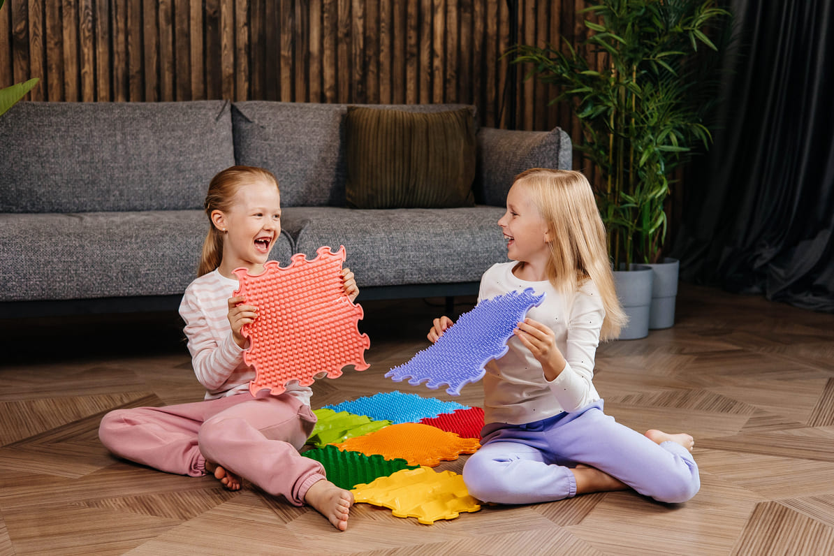 Massage-Sensorikmatte Stimulativer Regenbogen – Bild 6