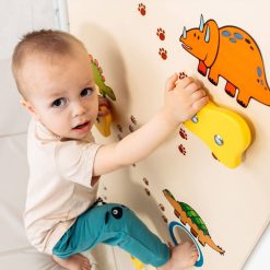 Alternative view of Sprossenwand für Kinderzimmer Komet Next 5 + Kletterwand Dino