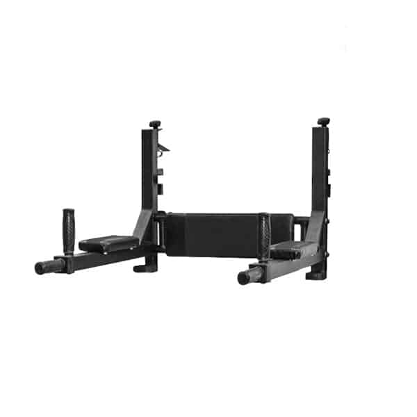 Dip-Barren mit Langhantelständer 2-in-1 – Kraft