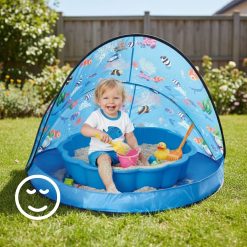 Alternative view of Sandkasten Shell mit Zelt