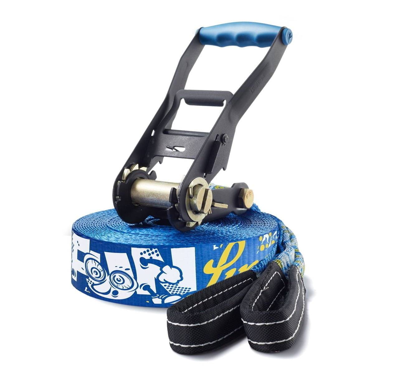 Slackline-Balancierband Funline 15m + Baumschoner