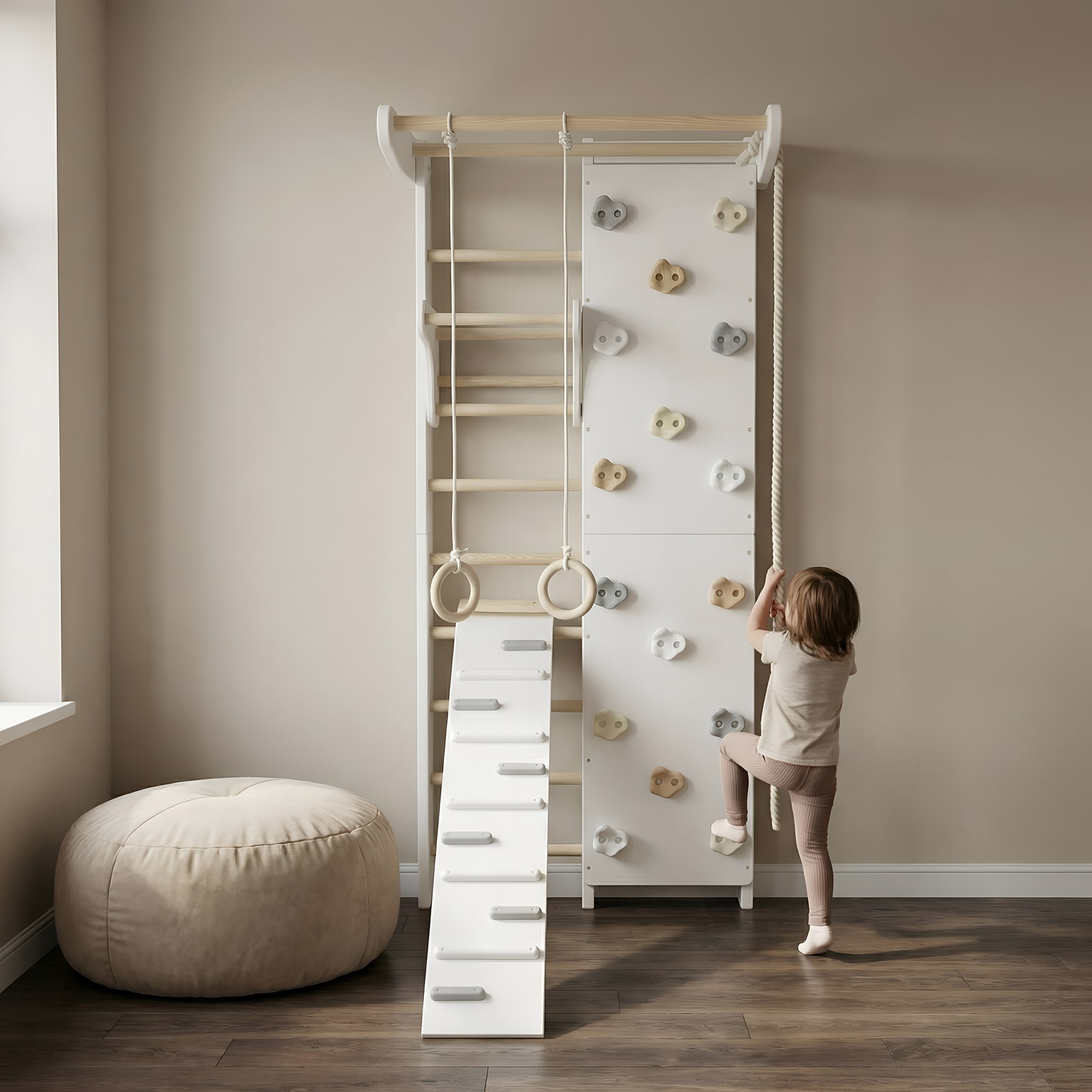 Sprossenwand für Kinderzimmer Kombik 2 – Bild 4