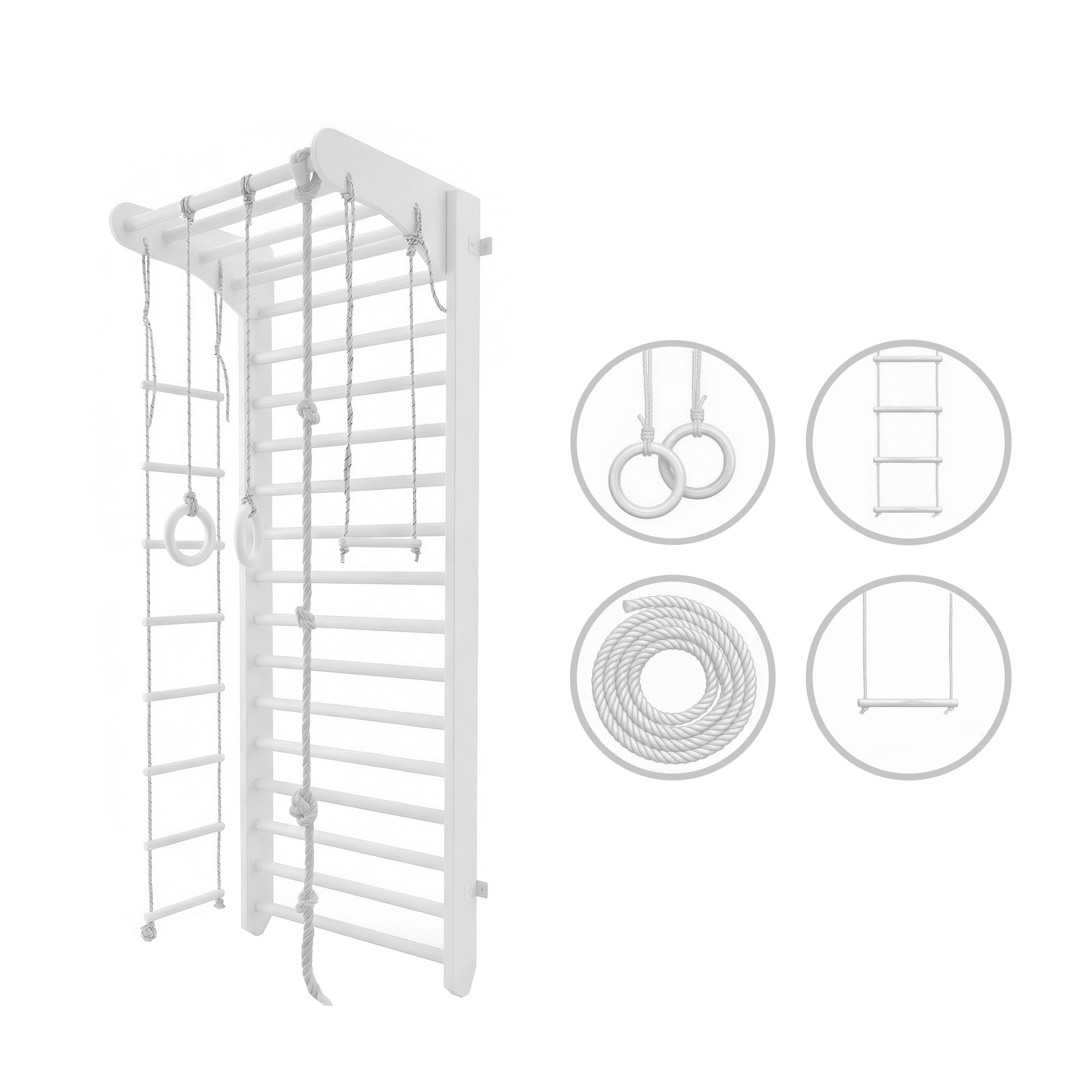 Sprossenwand für Kinderzimmer Kinder Sport – Bild 18