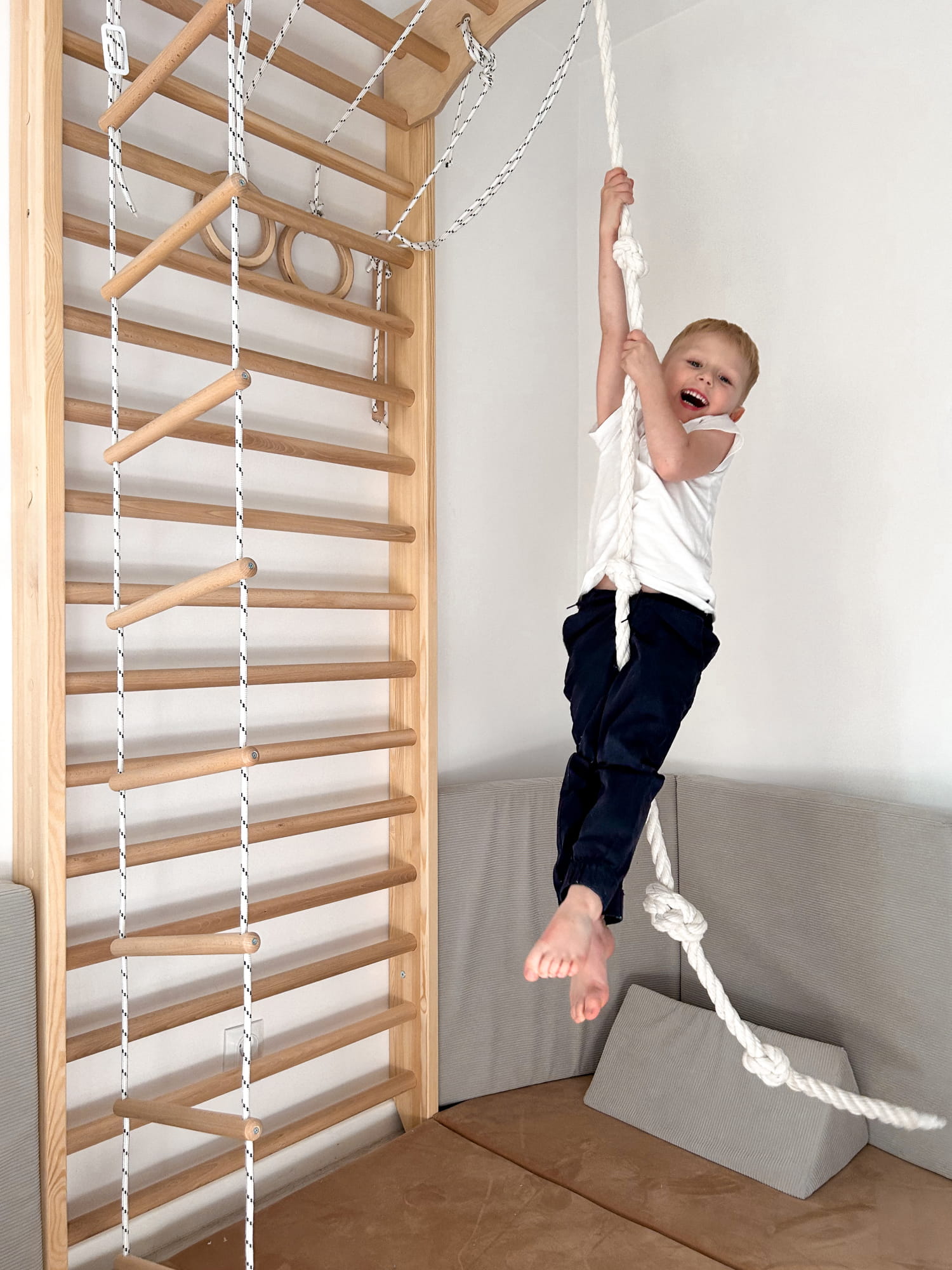 Sprossenwand für Kinderzimmer Kinder Sport – Bild 14