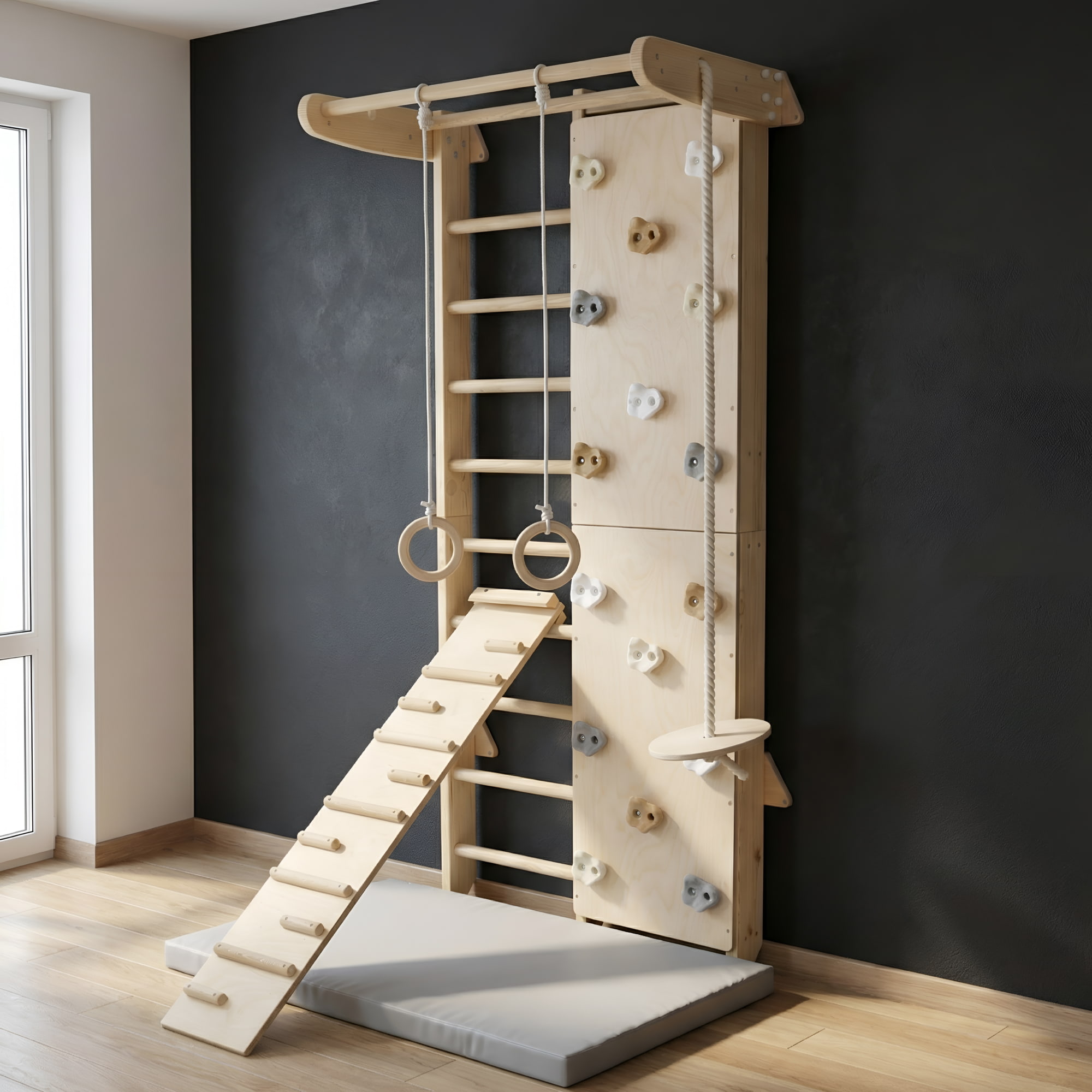 Sprossenwand für Kinderzimmer Kombik 2 – Bild 7