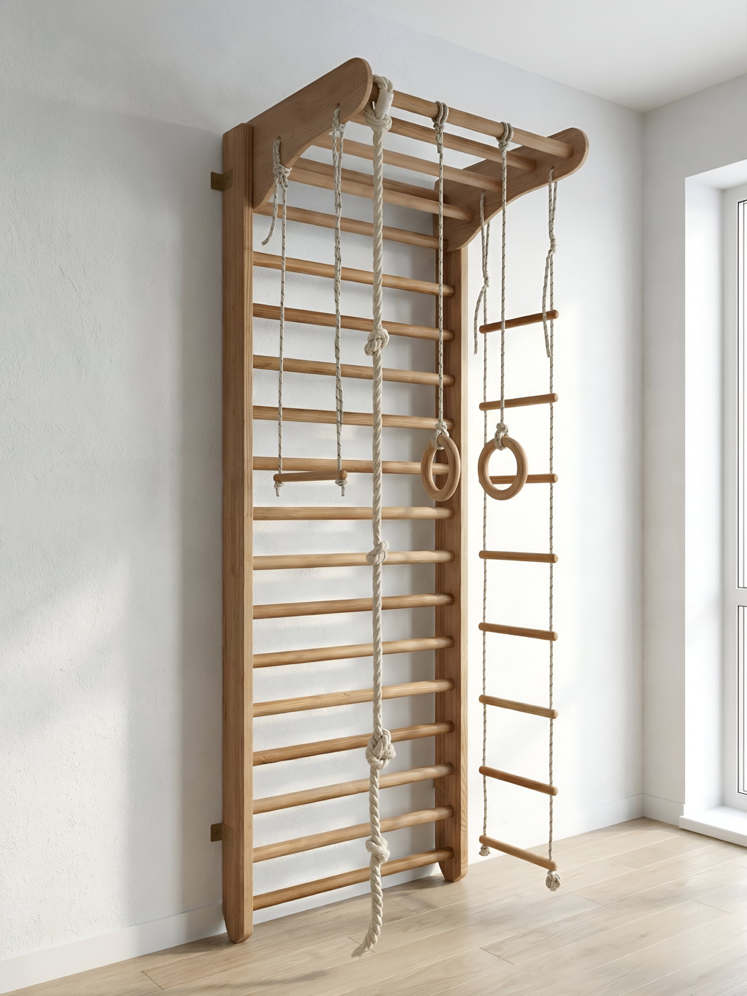 Sprossenwand für Kinderzimmer Kinder Sport – Bild 3