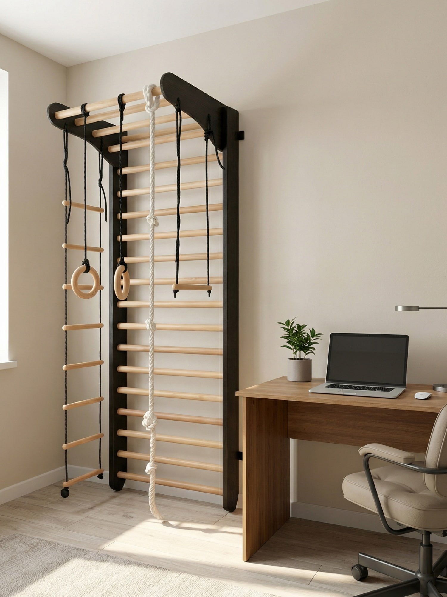 Sprossenwand für Kinderzimmer Kinder Sport – Bild 5