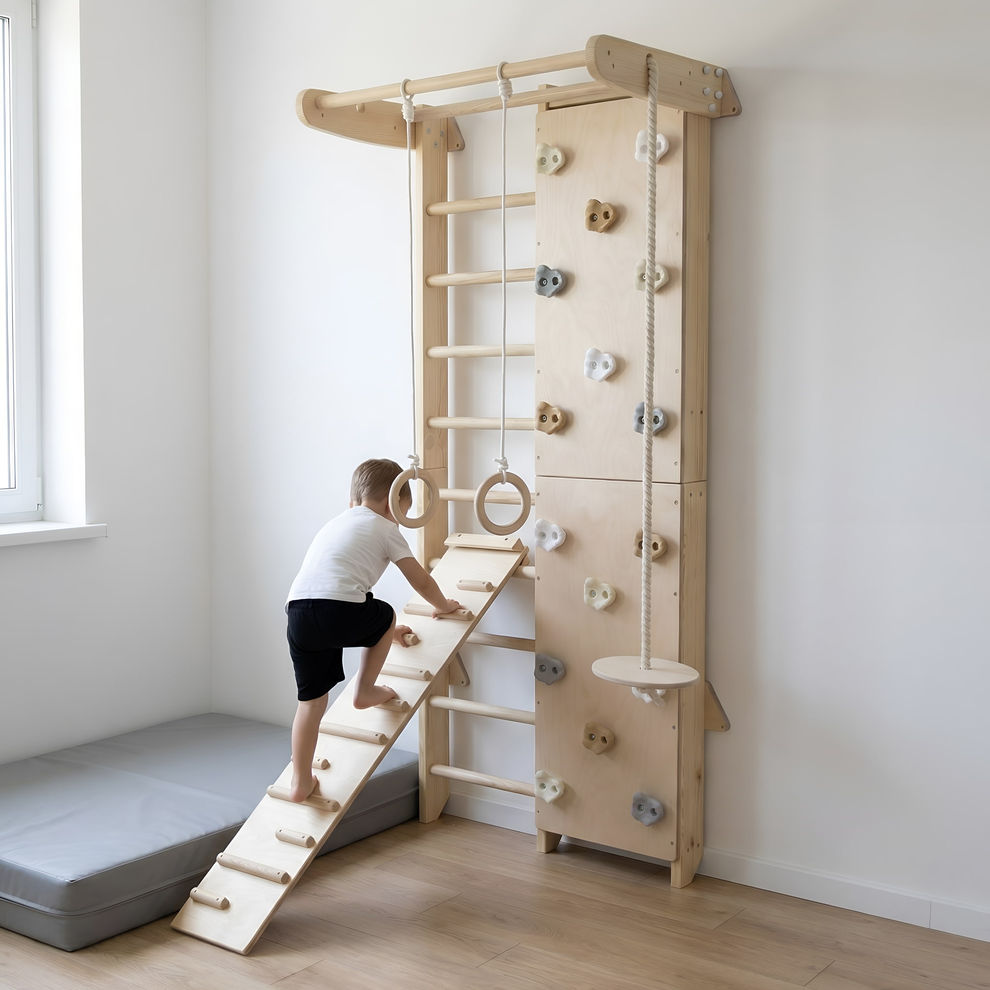 Sprossenwand für Kinderzimmer Kombik 2 – Bild 3