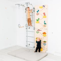 Alternative view of Sprossenwand für Kinderzimmer Next 1 + Kletterwand Dino