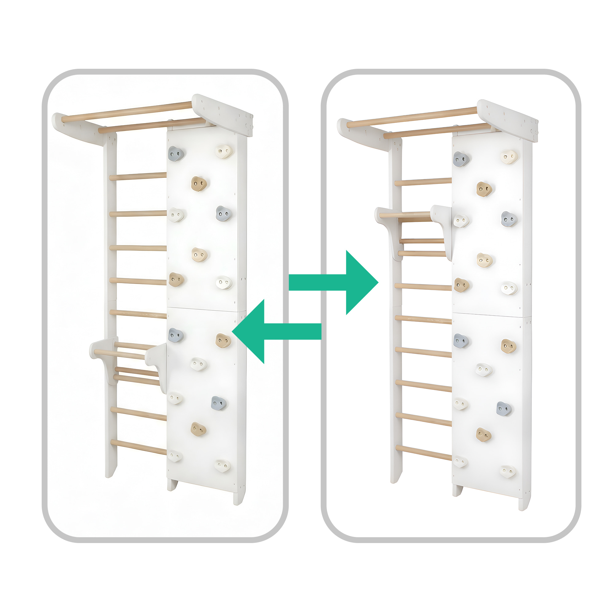 Sprossenwand für Kinderzimmer Kombik 2 – Bild 12